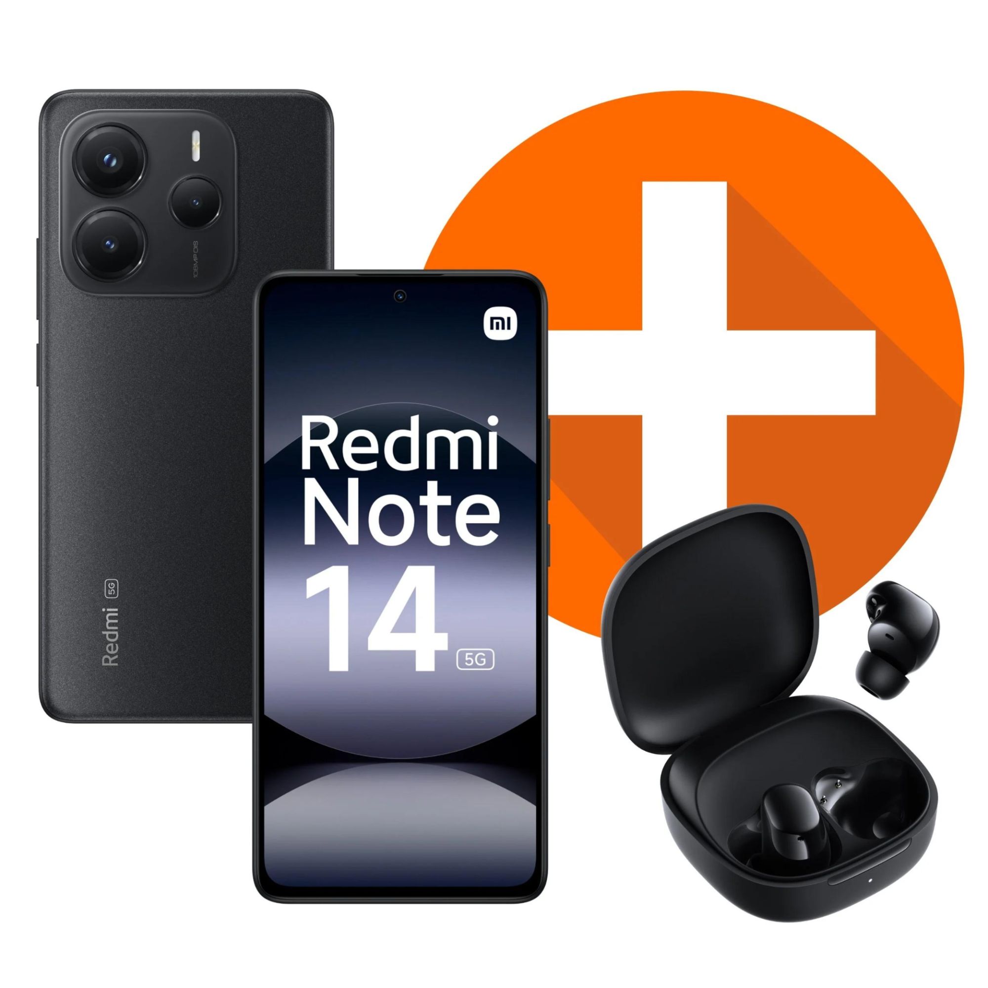 Pack Smartphone Redmi Note 14 5G 8GB RAM ROM + Redmi Buds 6 XIAOMI