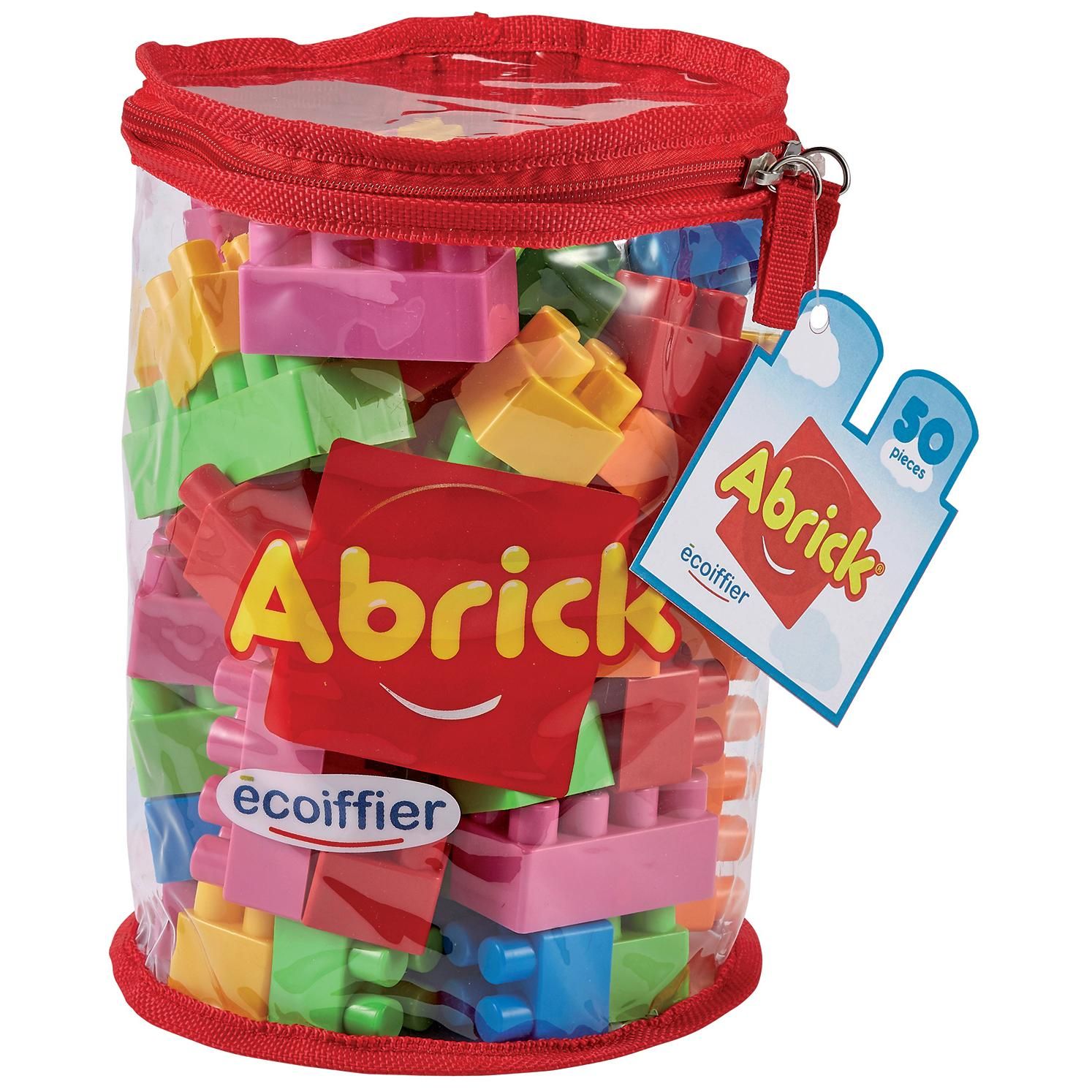 Ecoiffier Sac Tube 50 Pièces Abrick