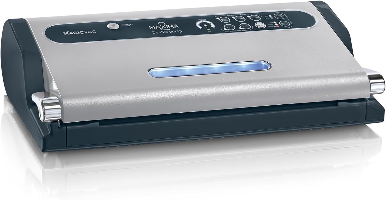 Maxima 2 Machine Sous Vide Alimentaire Multifonction Pour Sachets Sous Vide Soudure Professionnelle Cuisson Marinade Kit Sous Vide Aliments Brevetée Fabriquée En Italie