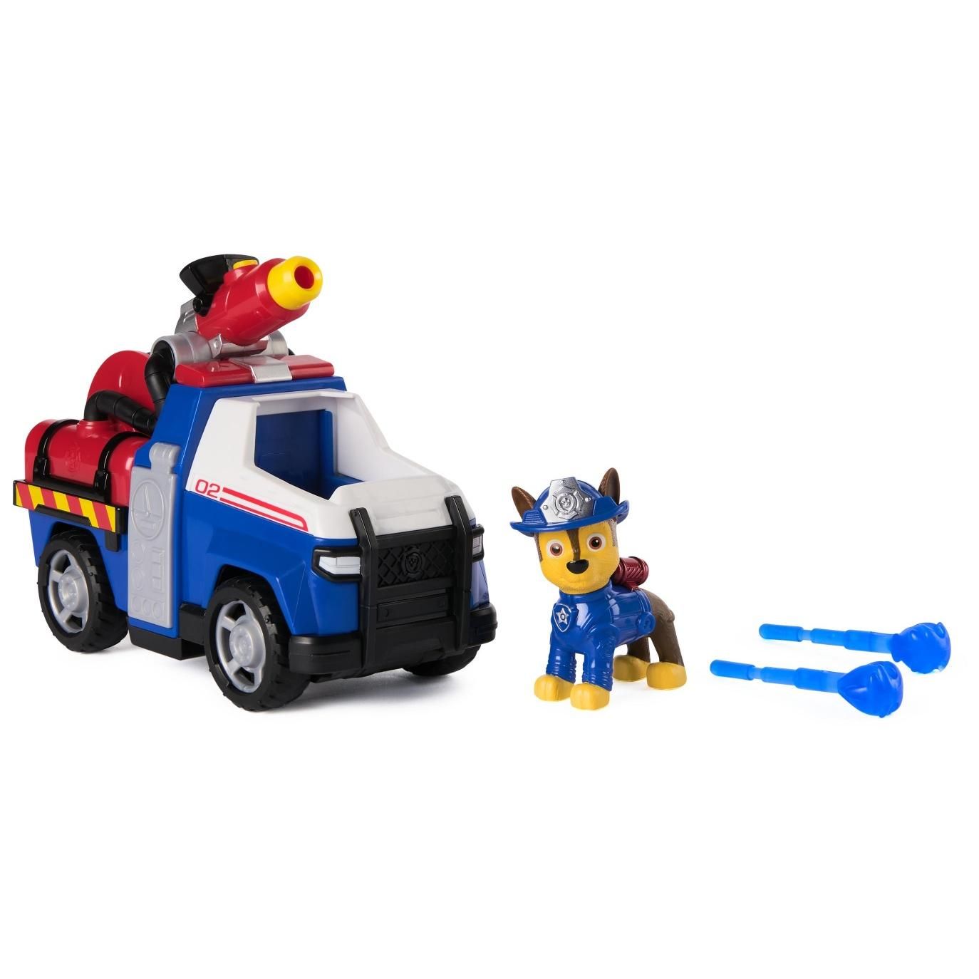 La Pat' Patrouille Véhicule + Figurine Fire Rescue Chase La Pat' Patrouille