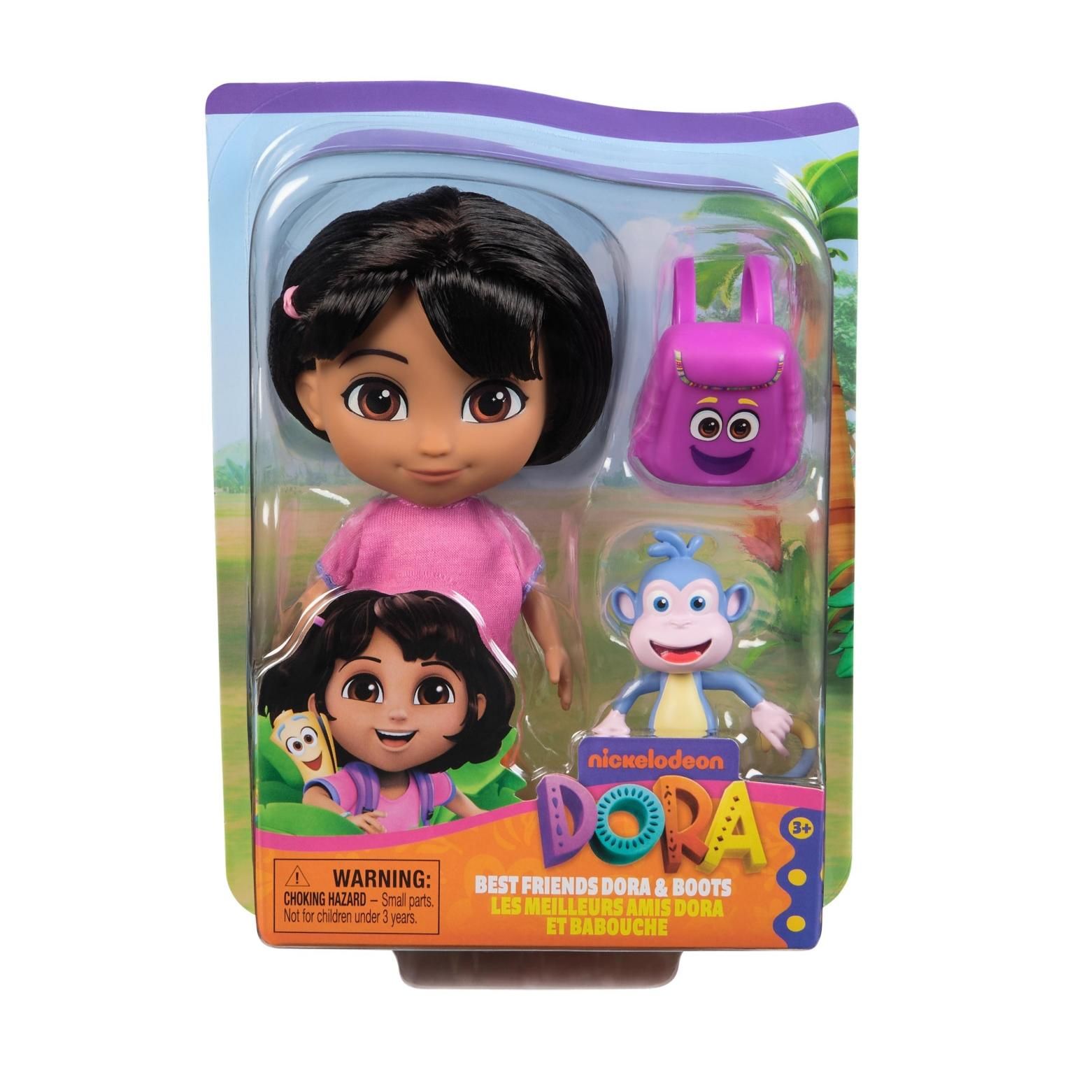 Spin Master Poupee Dora 15 Cm + Figurine Babouche Dora