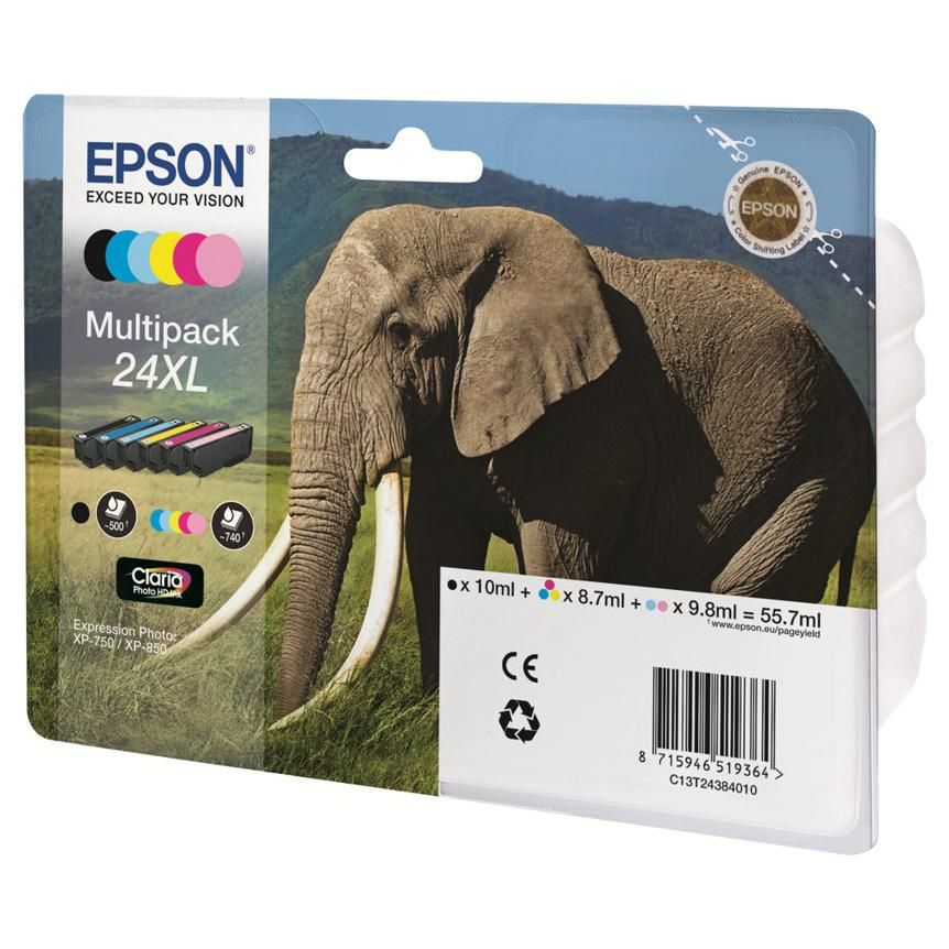 Cartouche d'encre T2428 NC/ /JCCMC Série Eléphant - vue 4