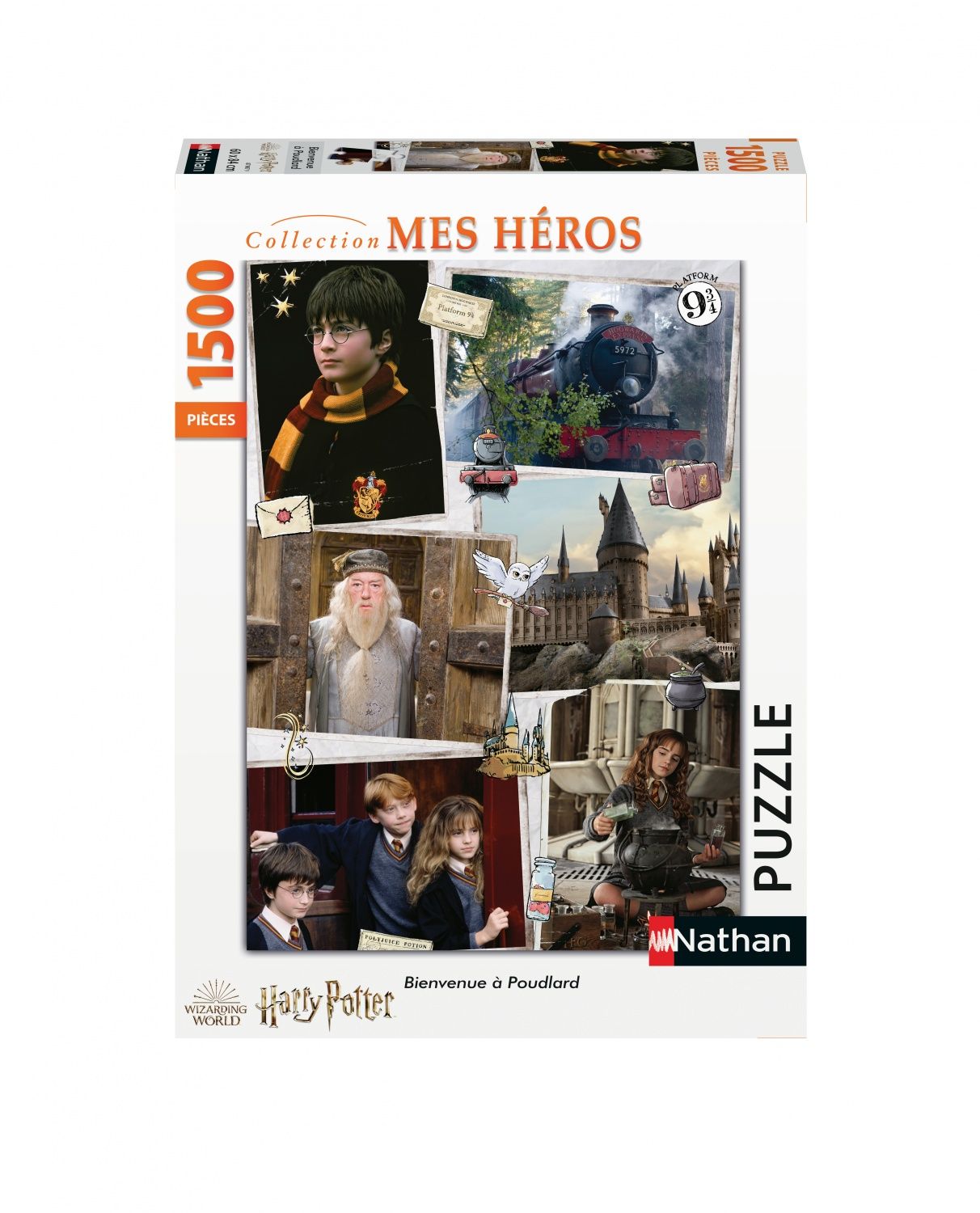 Puzzle N Nathan Puzzle 1500 P - Bienvenue À Poudlard / Harry Potter