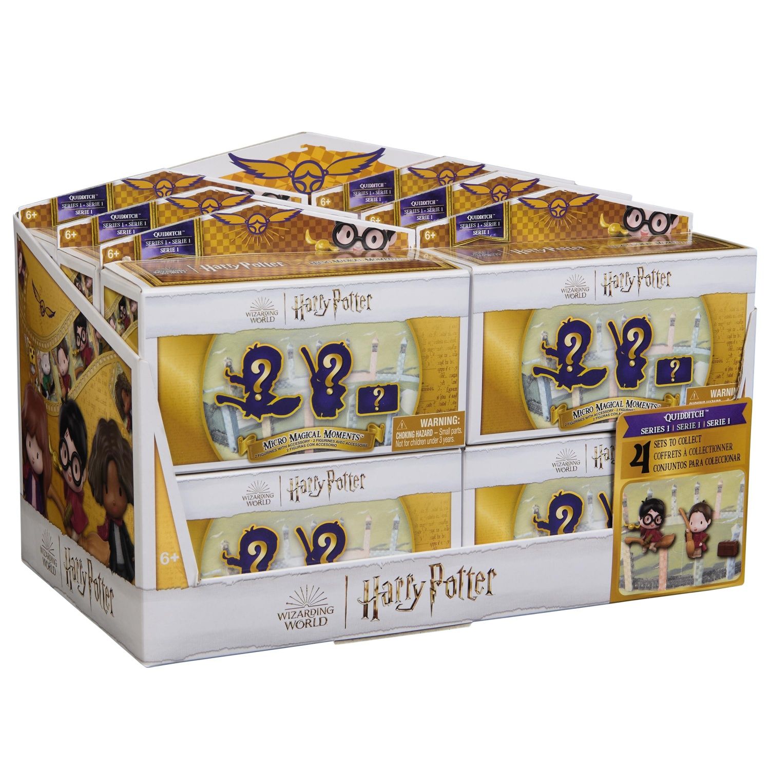 Harry Potter Pack 2 Figurines Quidditch Moments Magiques Saison 4 Wizarding World Assort Barquette