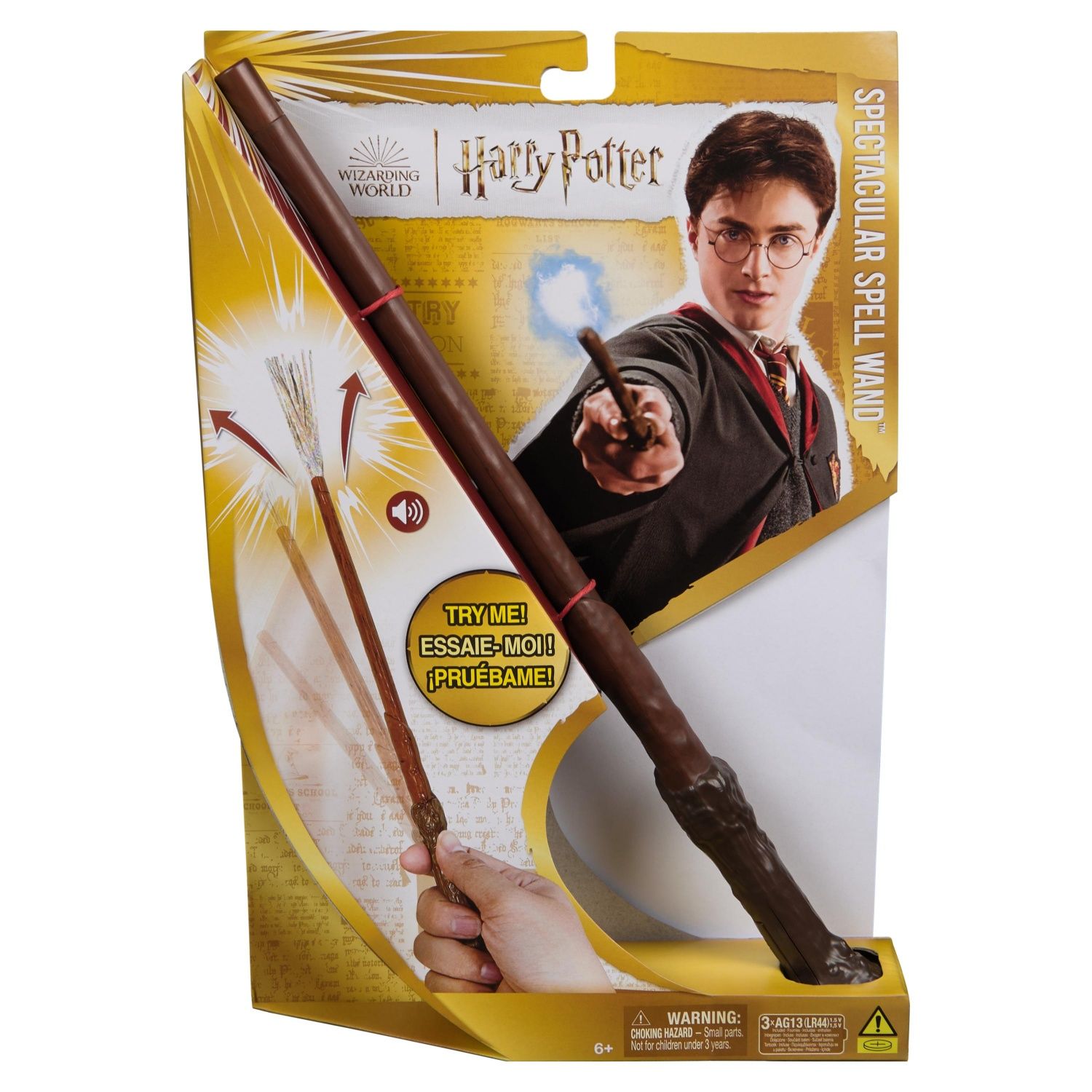 HARRY POTTER BAGUETTE MAGIQUE SORT SPECTACULAIRE