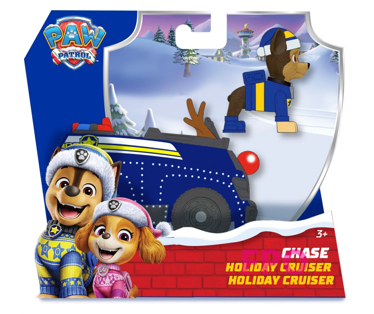 LA PAT' PATROUILLE VEHICULE + FIGURINE NOËL La Pat' Patrouille assort