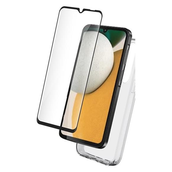 BIGBEN Connected Coque de protection pour téléphone portable polyuréthanne thermoplastique TPU avec Protecteur d'écran en verre trempé pour Samsung Galaxy A15 A15 5G