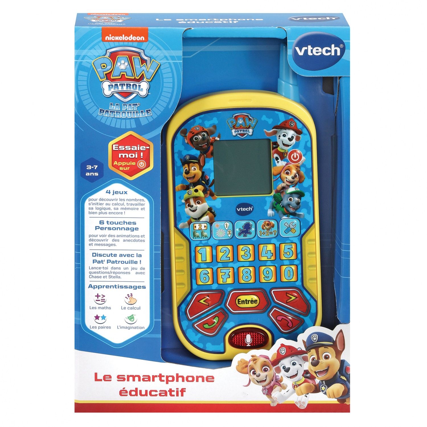 JOUETS EDUCATIFS LICENCE PAT PATROUILLE -  LE SMARTPHONE ÉDUCATIF
