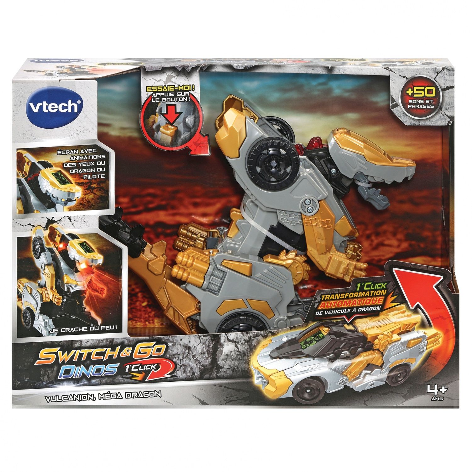 VTECH Véhicule Vulcanion le méga dragon - vue 2
