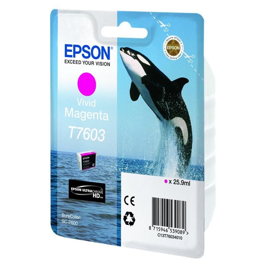 Epson T7603 26 ml original blister cartouche d'encre pour SureColor P600 SC P600