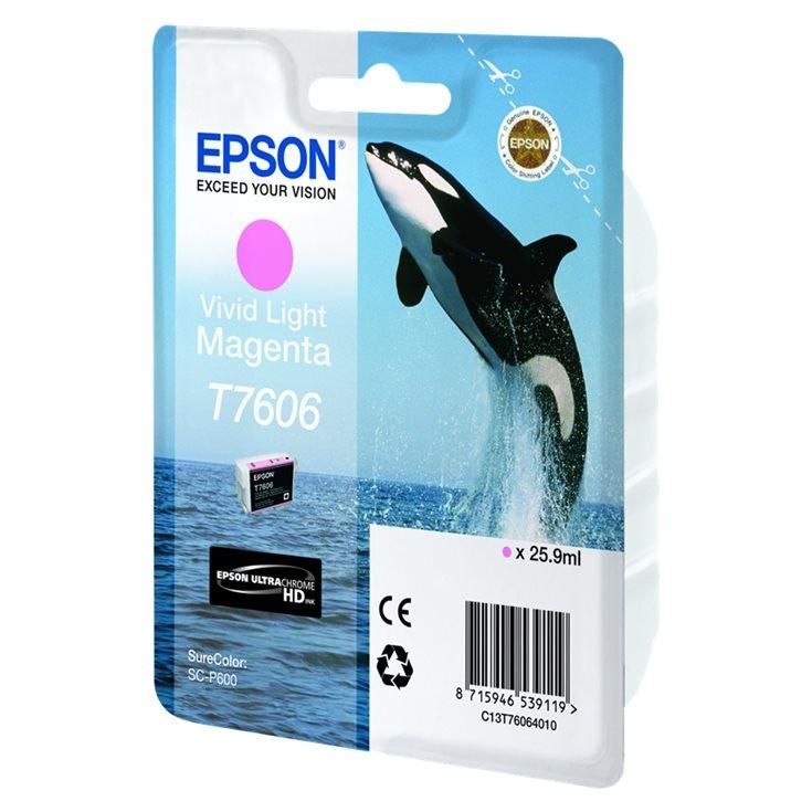 EPSON Cartouche d'encre T7606 Orque C13T76064010 - vue 2