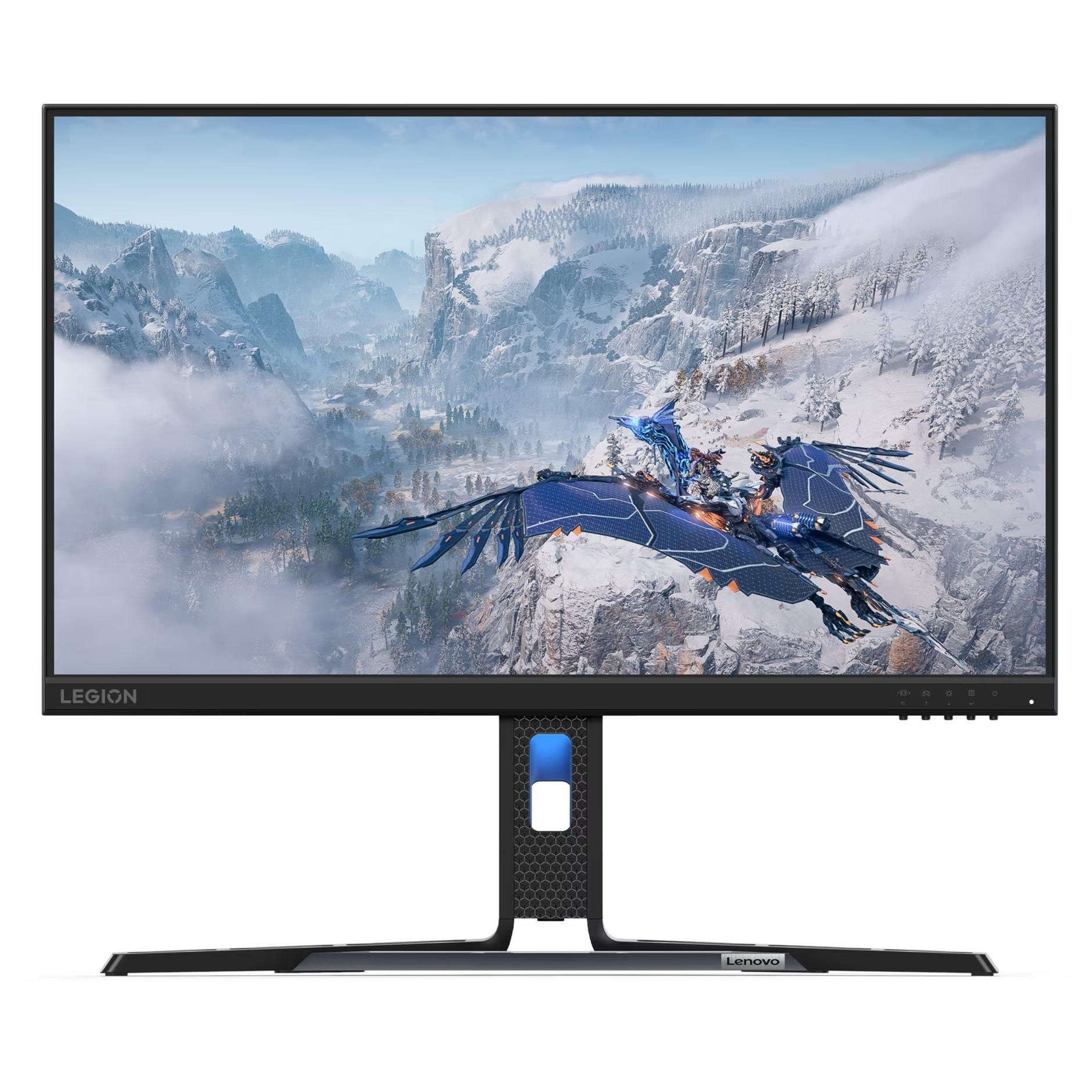 Lenovo Legion R24e - Écran LED - jeux - 24 (23.8 visualisable) - 1920 x 1080 Full HD (1080p) @ 180 Hz - IPS - 300 cd/m² - 1000:1 - 0.5 ms - HDMI, DisplayPort - noir corbeau