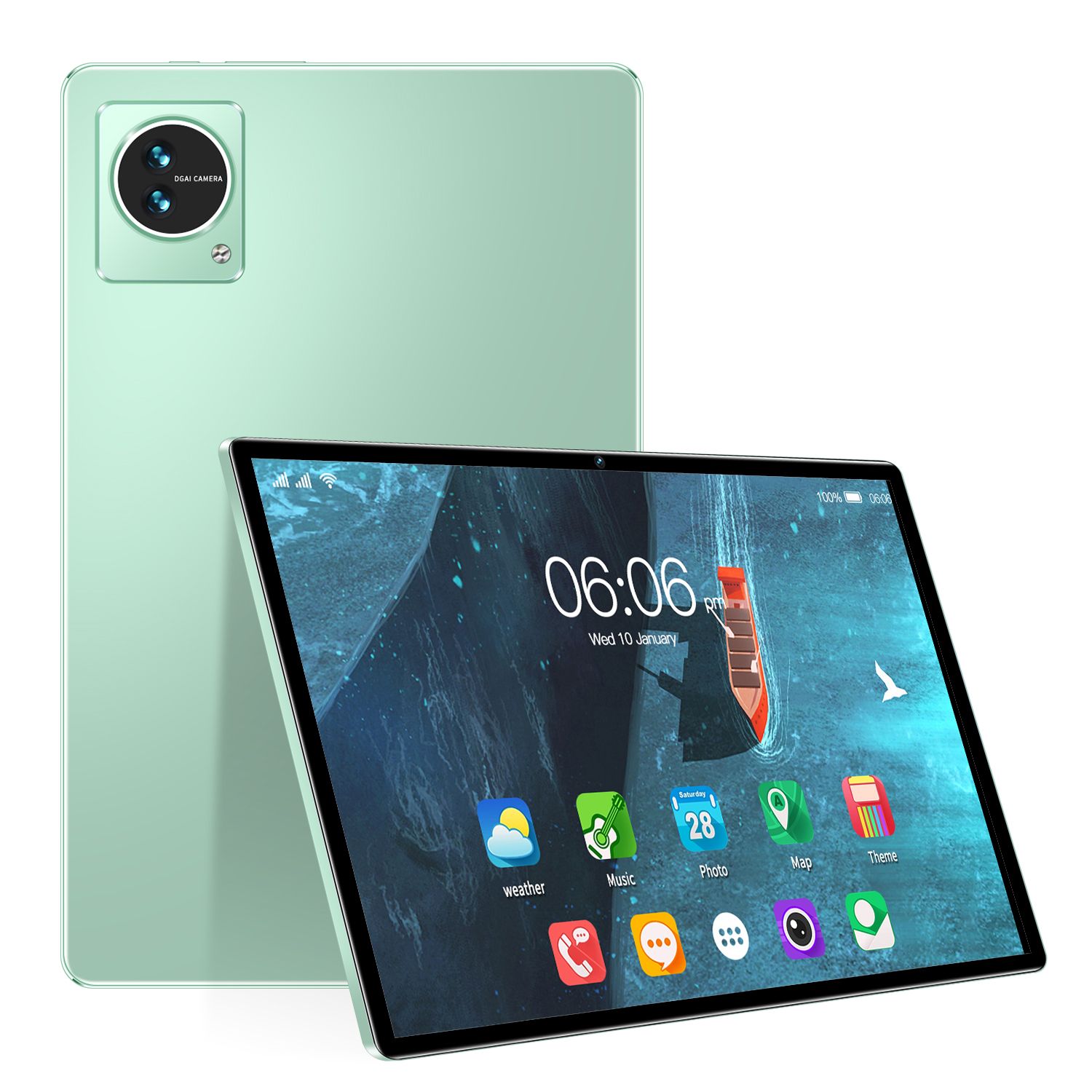 Tablette LOIDIS V10 (2023) 64 Go 10,1 pouces WiFi Vert