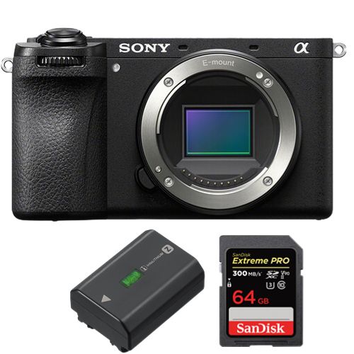 Appareil photo sans miroir Sony a6700+batterie Sony NP FZ100+SanDisk Extreme Pro SDXC UHS II U3 V90 300 Mo/