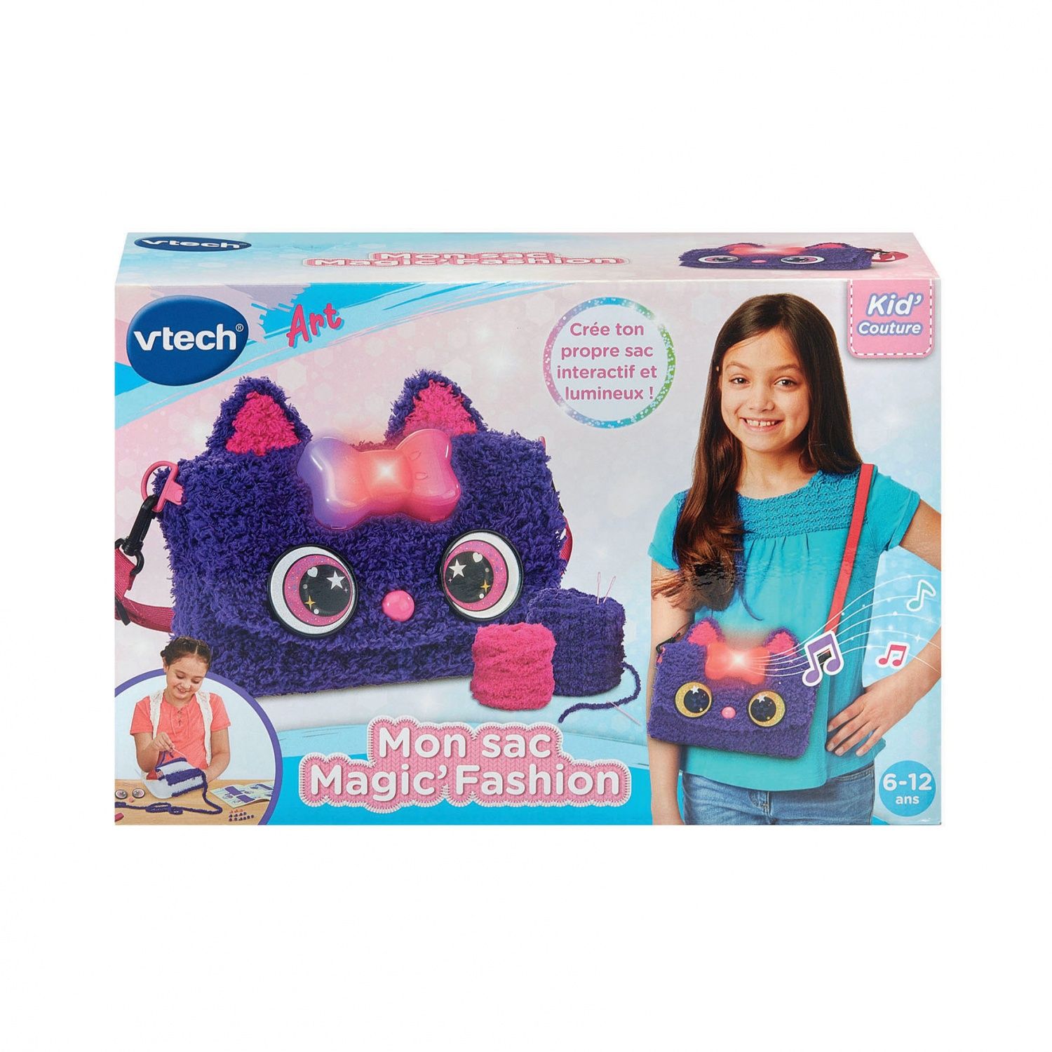 Jeu Éducatif Kid'couture Mon Sac Magic'fashion Chat Vtech La Boite - vue 5