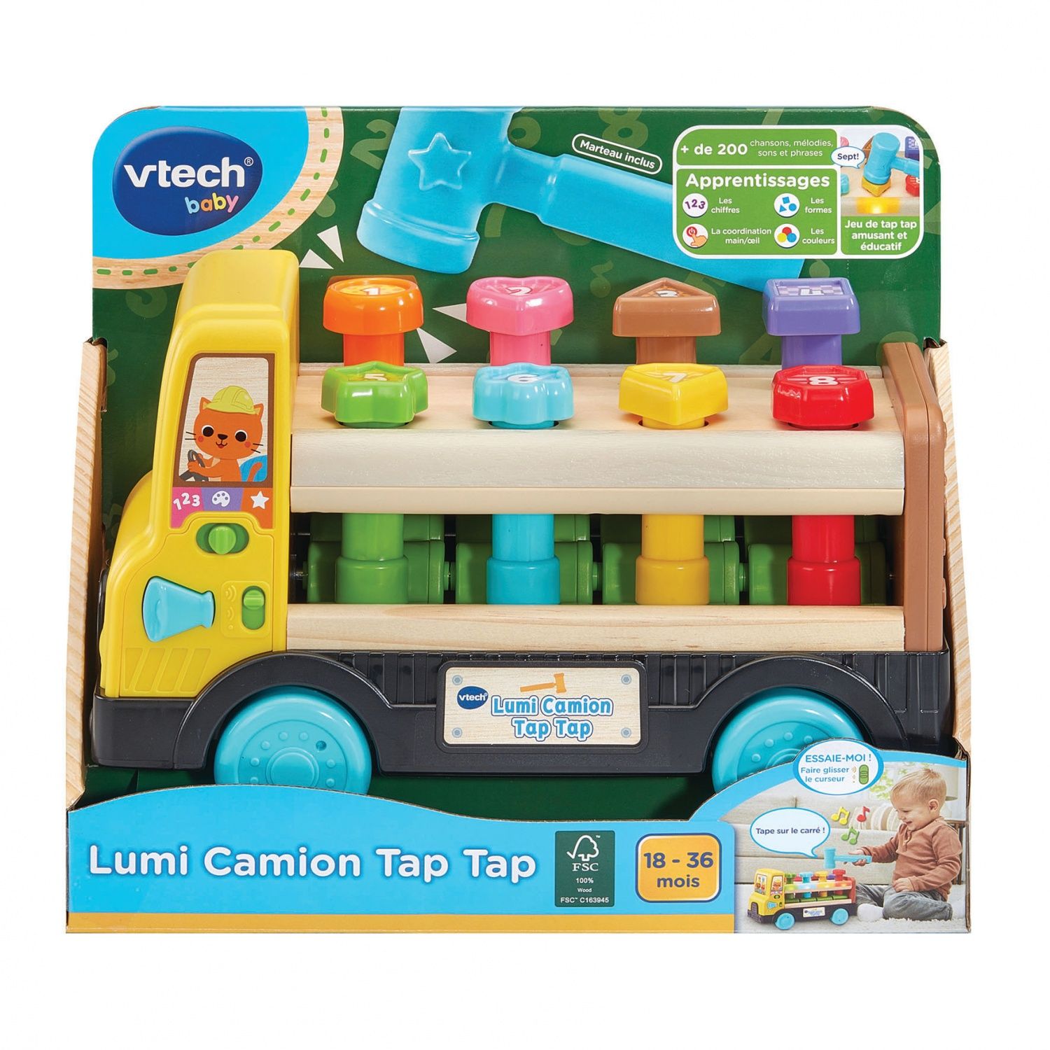 VTech Camion Tap Tap Lumi - vue 3