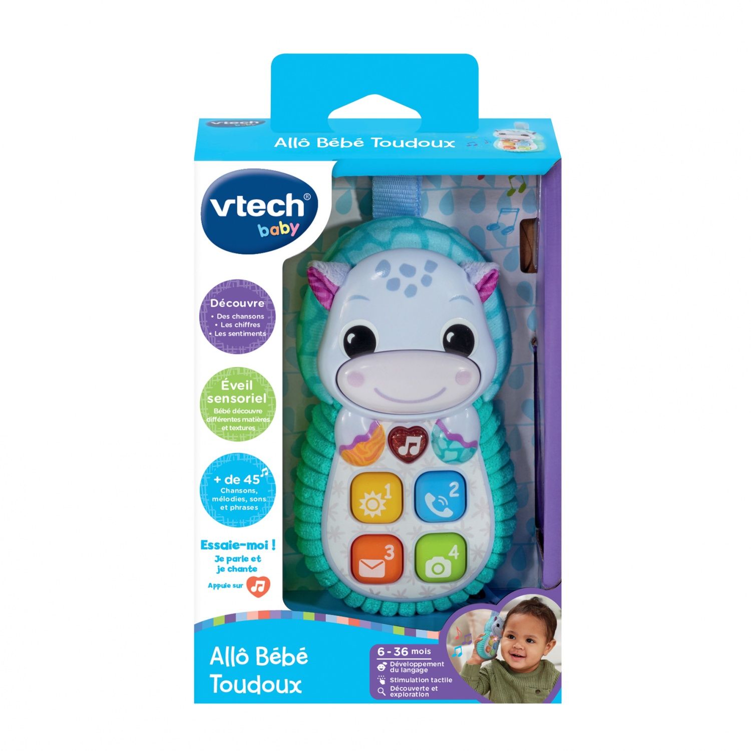 Vtech Baby Allo Bebe Toudoux Bleu