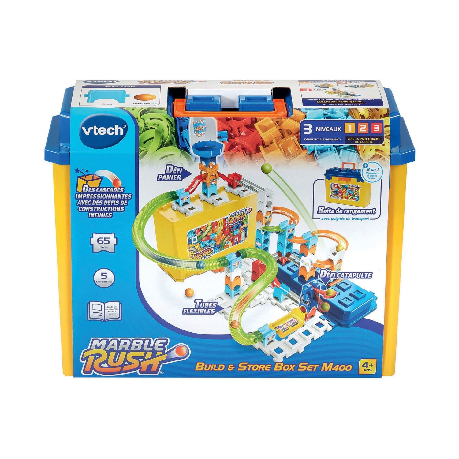 VTECH MARBLE RUSH BUILD & STORE BOX SET M400 - vue 2