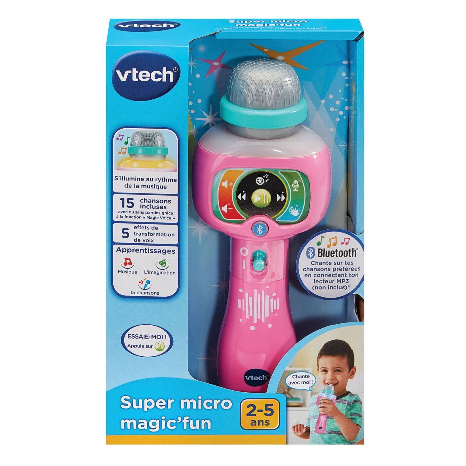 Jouets Electroniques Educatifs Super Micro Magic'fun Rose
