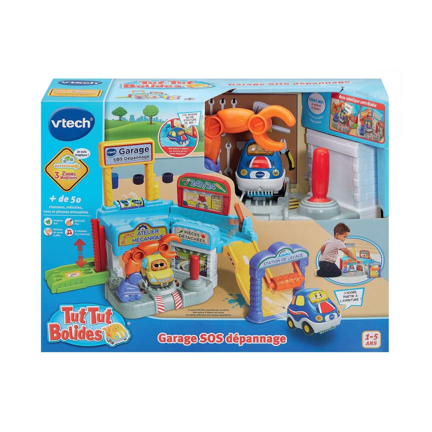 Tut Tut Bolides Garage Sos Dépannage Vtech La Boite - vue 2