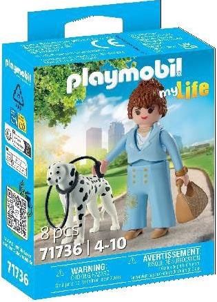 Femme D'affaire Avec Son Dalmatien Playmobil La Boite - vue 2