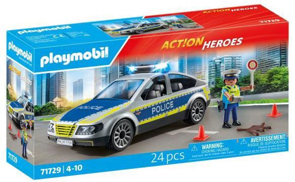 Playmobil Action Heroes 71729 - Voiture De Police Avec Sirène Et Gyrophare