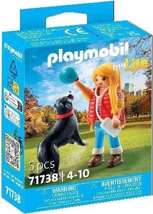 Jeune Fille Avec Chien De Montagne Playmobil La Boite - vue 2