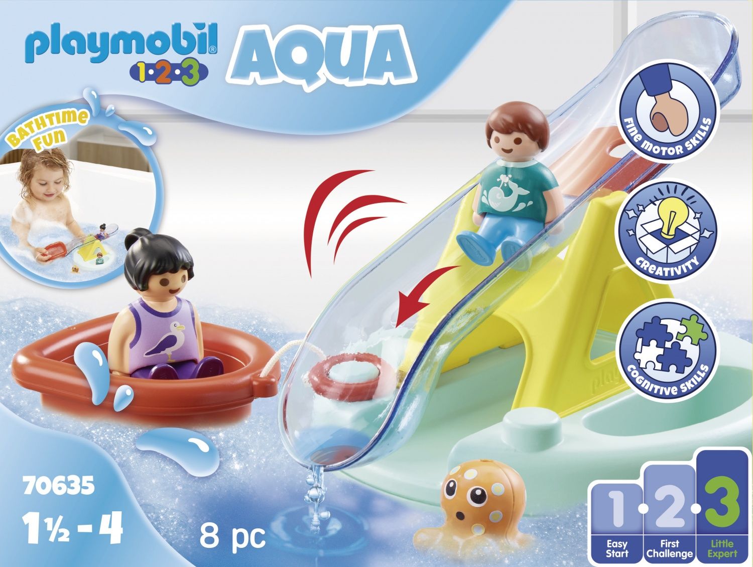 Playmobil 70635 Ilôt Toboggan Aquatique