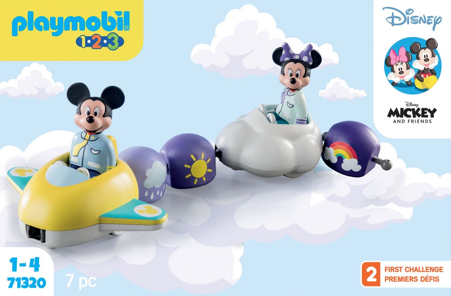 Playmobil 123 71320 Disney Train Des Nuages De Mickey Et Minnie