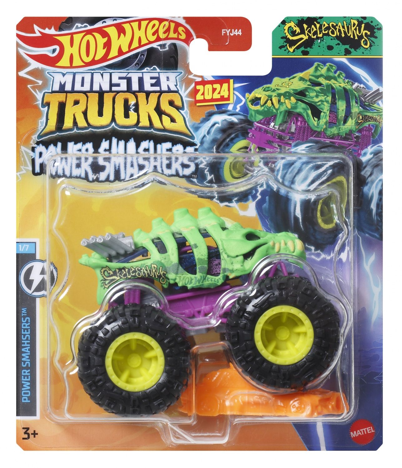 Hot Wheels Monster Trucks Voiture aux Roues géantes véhicule échelle 1:64 modèle aléatoire Jouet pour Enfant FYJ44 - vue 7