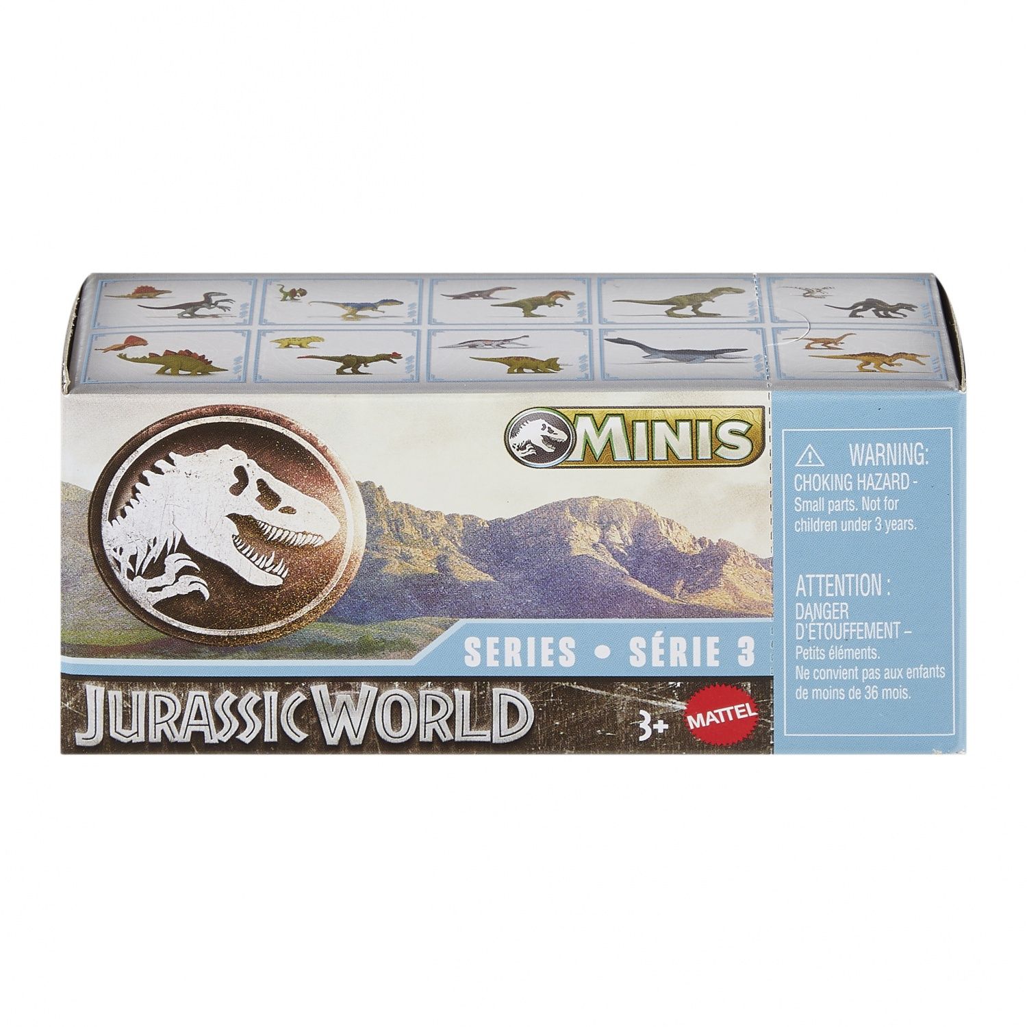 Coffret de 5 mini figurines JURASSIC WORLD GWP38 Dinosaures et figurine humaine et + Modèle aléatoire