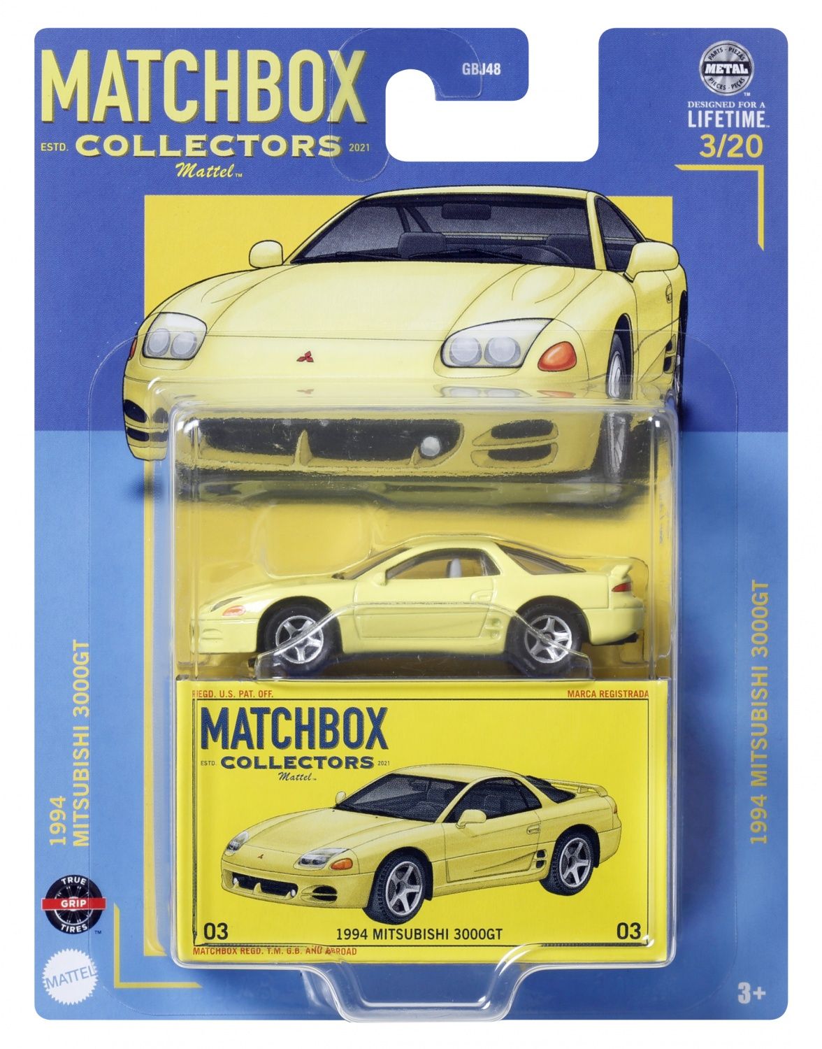 Matchbox V?hicule Collector mod?le al?atoire Petite Voiture D? Matchbox GBJ48 - vue 2