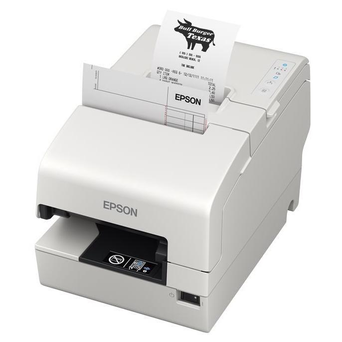 Epson TM H6000VI 101 Imprimante de reçus thermique en lignematricielle 230 x 297 mm Rouleau 7 95 cm 180 x 180 ppp 9 pin jusqu'à 500 mmsec série USB 2.0 LAN hôte USB 2.0 ...
