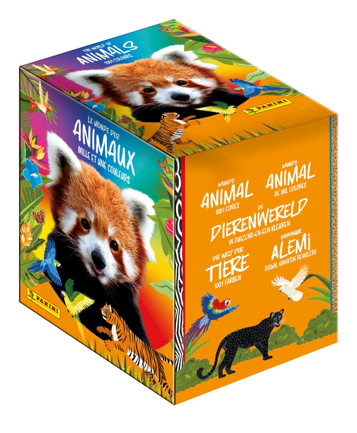Boîte de Stickers PANINI Animaux 2025 36 pochettes 180 stickers