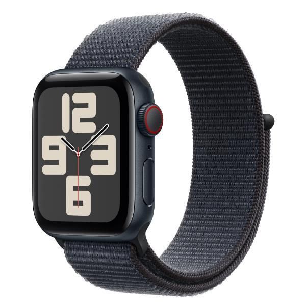 Apple Watch SE OLED 40 mm Numérique 324 x 394 pixels Écran tactile 4G Noir Wifi GPS (satellite)