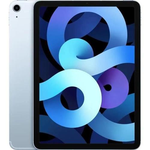 Apple - 10,9" iPad Air WiFi + Cellulaire 64Go - Bleu Ciel (2020) - Reconditionné - Excellent État
