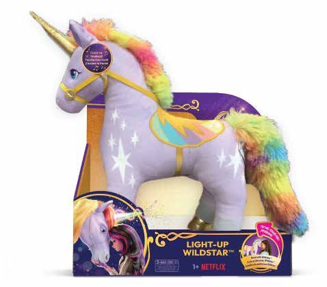 'ecole Des Licornes Peluche Interactive 38 Cm Wildstar Unicorn Academy