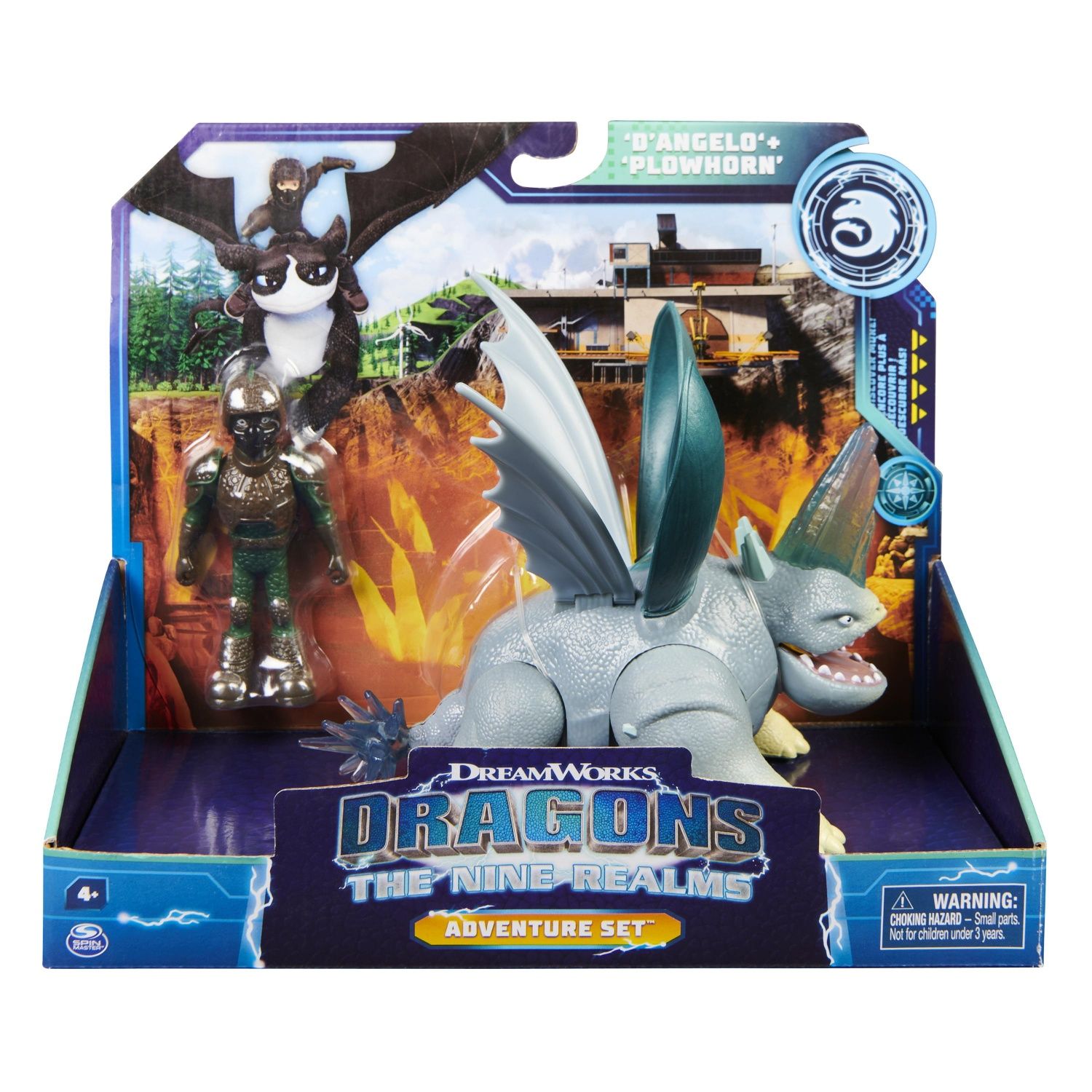 Dragons Pack Dragon & Viking D'angelo & Bissocorn Dragons Les Neuf Royaumes