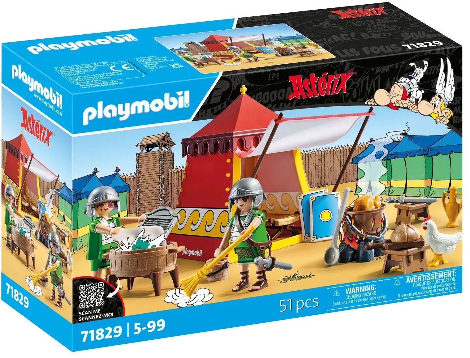 PLAYMOBIL | Asterix | Tente de Légionnaire | Jeu Astérix | Astérix et Obélix | Jouet d’Aventure pour Enfants de et Plus | 71829 - vue 7