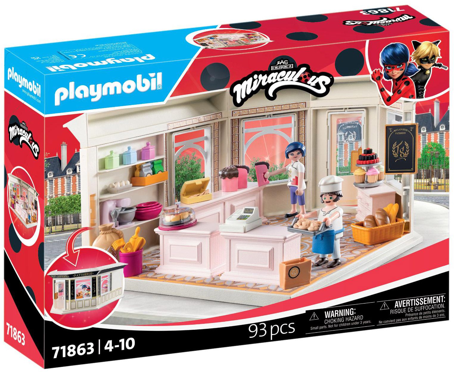 PLAYMOBIL 71863 Miraculous : Boulangerie Dupain Cheng - vue 2