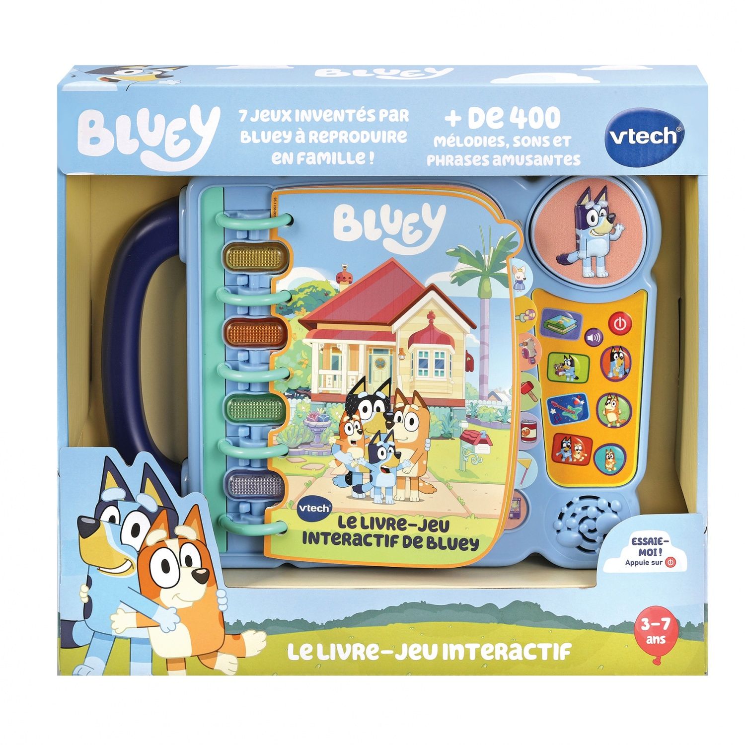 Jouets Educatifs Licence Bluey Mon Livre Jeu Interactif