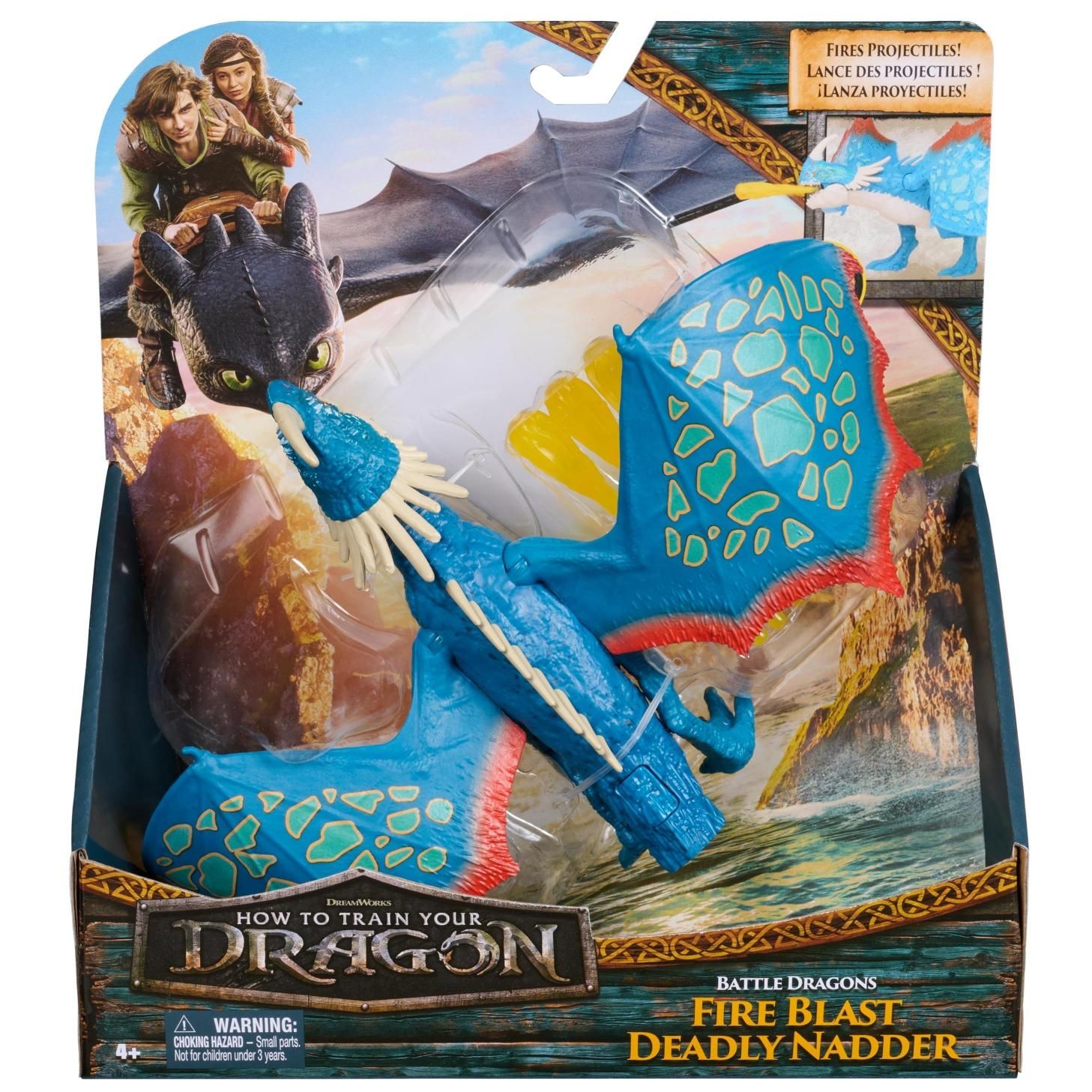 SPIN MASTER FIGURINE DRAGON A FONCTIONS 25 CM TEMPETE Dragons Movie