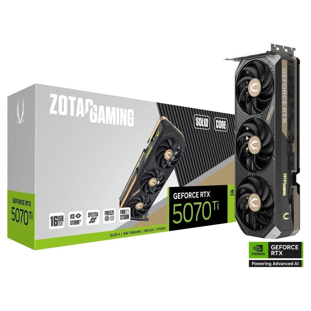 ZOTAC GeForce RTX 5070 Ti SOLID Core GDDR7 Neuf - vue 4