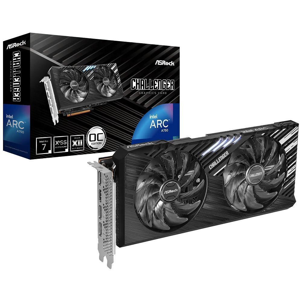 Asrock A750 CL SE 8GO Intel Arc A750 GDDR6 Neuf - vue 4