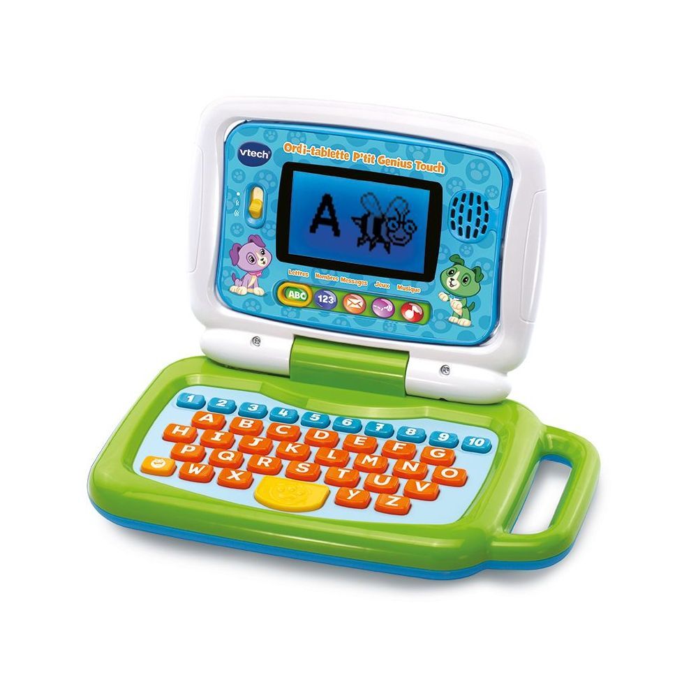 JOUETS ELECTRONIQUES EDUCATIFS ORDI TABLETTE P'TIT GENIUS TOUCH VERT