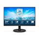 Philips V-line 242V8LA - Écran LED - 24"" (23.8"" visualisable) - 1920 x 1080 Full HD (1080p) @ 75 Hz - VA - 250 cd/m² - 3000:1 - 4 ms - HDMI, VGA, DisplayPort - haut-parleurs - noir texturé