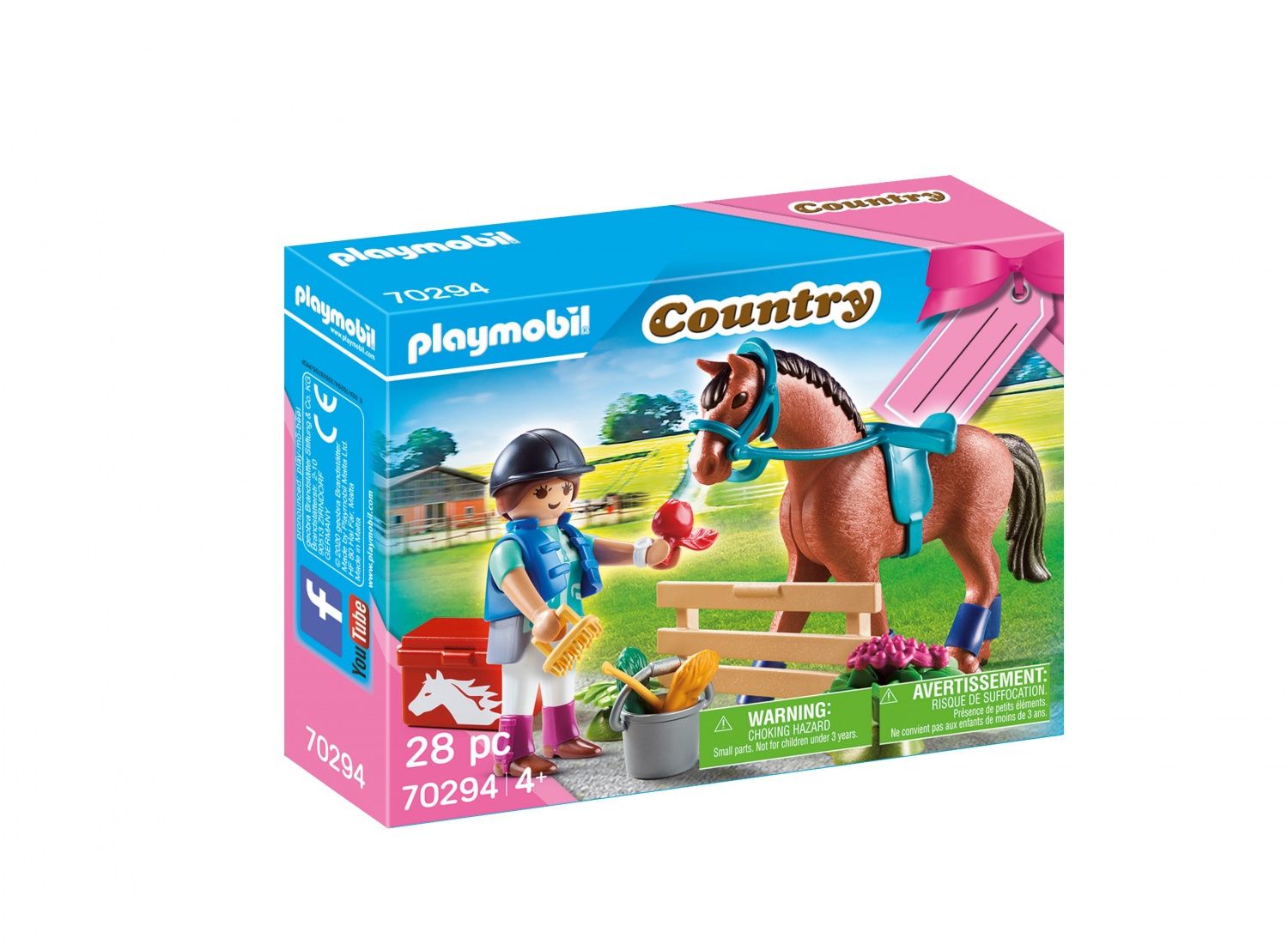 Set Cadeau Cavalière Country 70294 Playmobil La Boîte