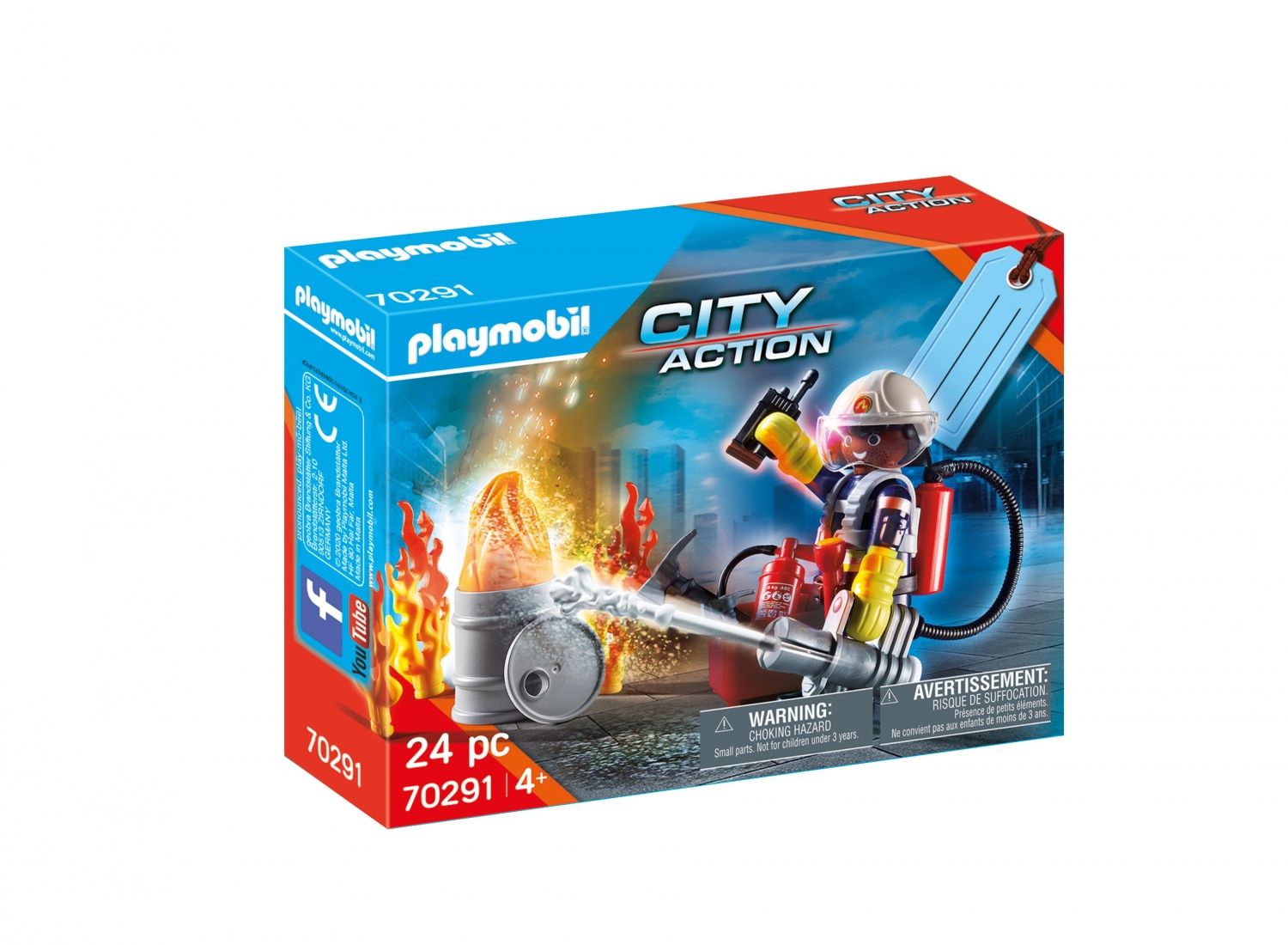 Playmobil 70291 Set Cadeau Pompier