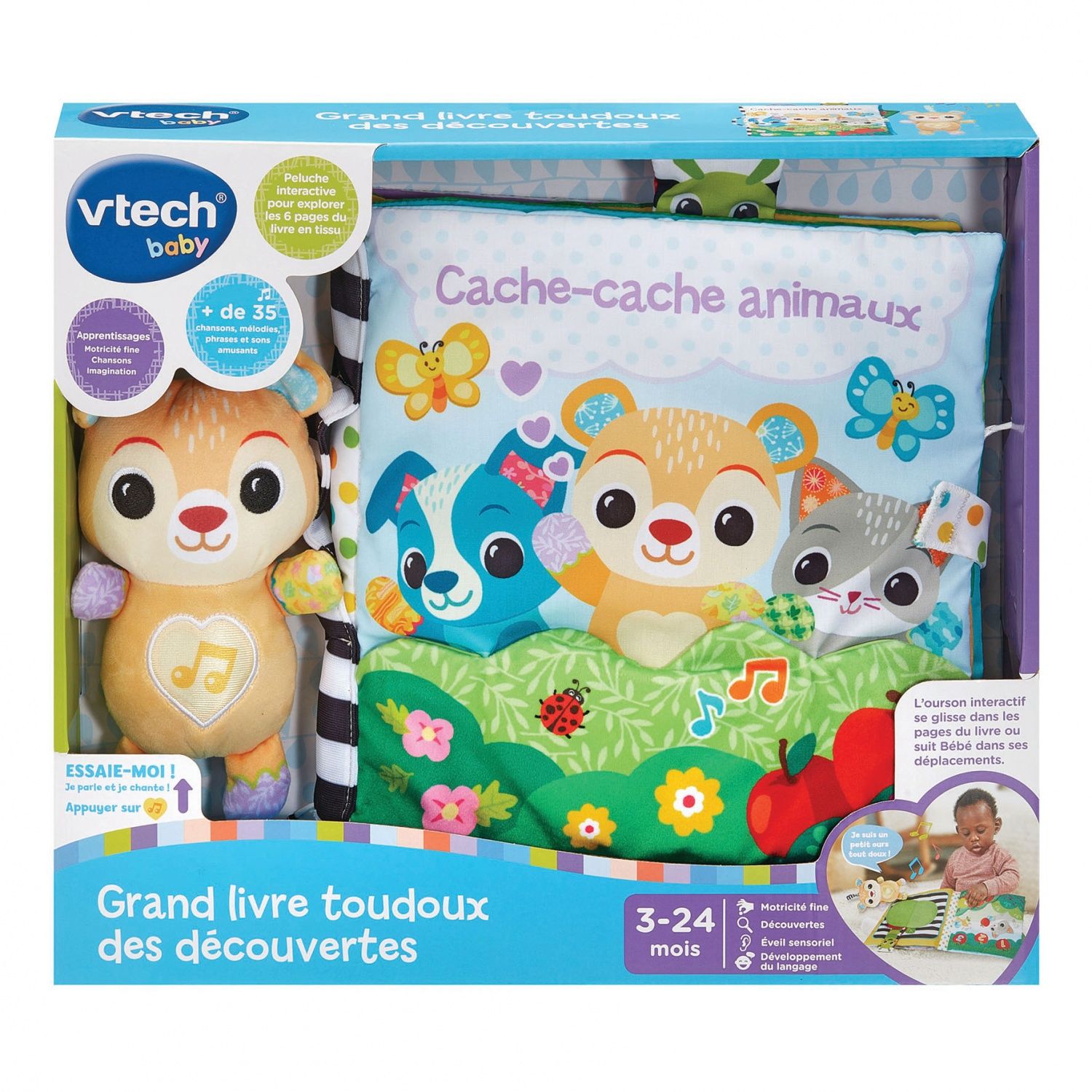 VTECH GRAND LIVRE TOUDOUX DES DÉCOUVERTES - vue 3