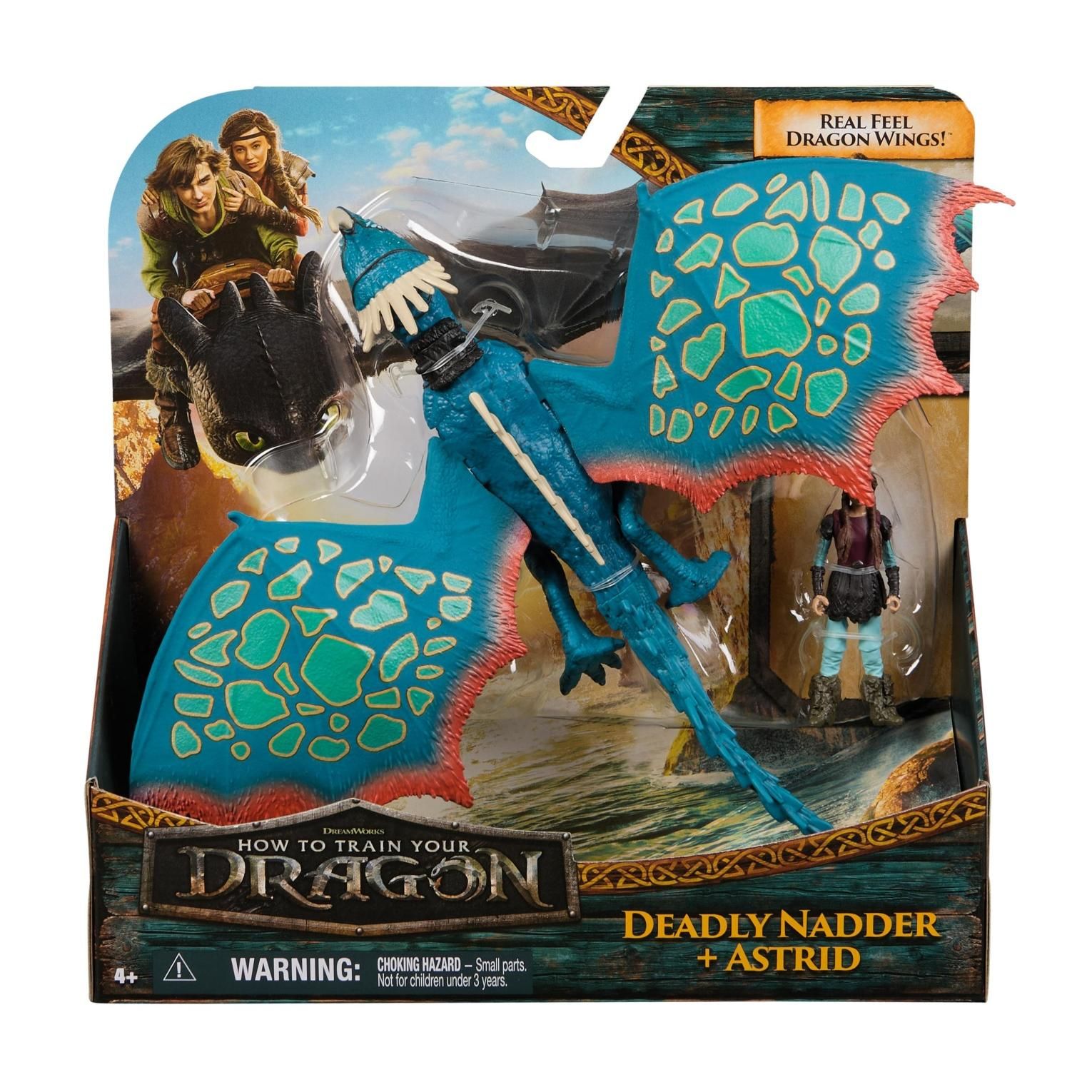 SPIN MASTER PACK DRAGON ET VIKING 25 CM TEMPETE Dragons Movie - vue 2